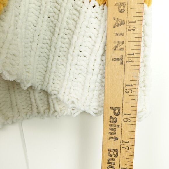Buckle BKE Chunky Loose Knit Sweater Womens Size M Chenille Color Block Relaxed - Picture 10 of 12
